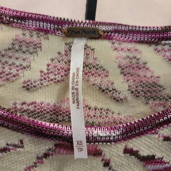 ❤❤Free People Zebra Stripe BodyCon Dress sz XS/S - Picture 5 of 9